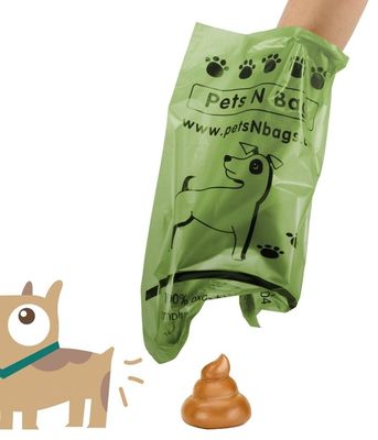 Eco 친절한 아마존 강아지 낭비는 애완 동물 관례에 의하여 인쇄된 대중적인 고물 부대 홀더를 자루에 넣습니다