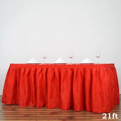 생일 파티/연회를 위해 둘러싸는 산호 빨간 처분할 수 있는 테이블