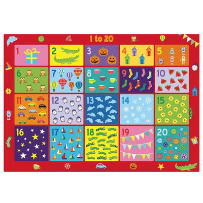 아기와 유아 12X18” 곱셈표 디자인 플라스틱 음식 Placemat를 위한 처분할 수 있는 방수 테이블 상품