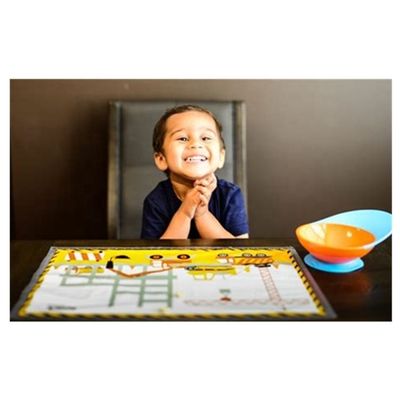 비 환경 친화적인 아기 아이를 위한 교육 플라스틱 처분할 수 있는 Placemats 접착제 미끄러짐 Placemat 테이블 상품
