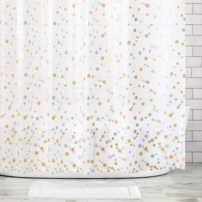 공장 도매 월마트 목욕탕 걸이를 가진 처분할 수 있는 플라스틱 샤워 커튼