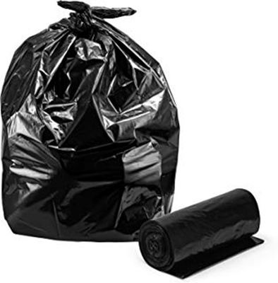Plasticplace Toter를 위한 64-65 갤런 쓰레기통 강선 3.0 밀 까만 쓰레기 봉지 50 x 60 25 조사