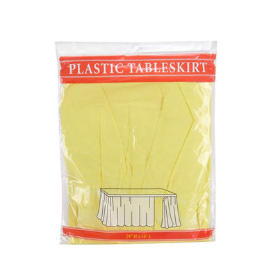 디저트를 위한 무취 처분할 수 있는 플라스틱 테이블 치마는 훈장 탁상에 놓고/뷔페 식탁