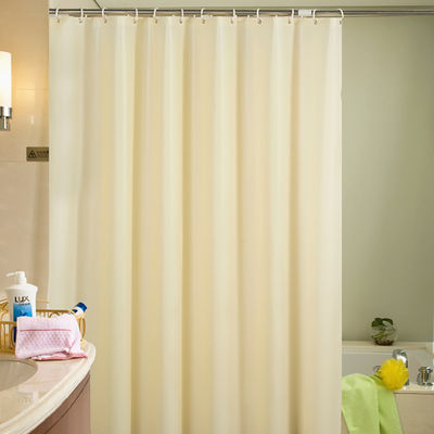 목욕탕 장식을 위한 처분할 수 있는 주문 커튼 PEVA Materior 샤워 커튼