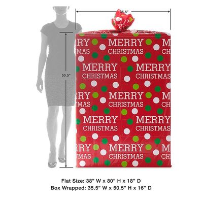 크리스마스 휴일 디자인 다채로운 플라스틱 선물 포장은 꼬리표에 큰 엄청나게 큰/거인/X를 자루에 넣습니다