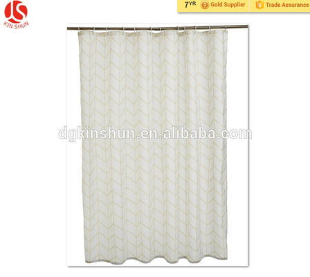 New product Eco-friendly Solid color Plastic shower curtain liner/PEVA bath curtain
