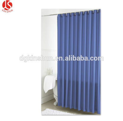 New product Heavy duty Plain style Plastic shower curtain liner/PEVA bath curtain with metal grommets