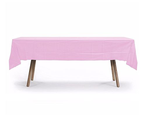 주황색 - 처분할 수 있는 플라스틱 테이블 덮개는 54 x 108&quot;를 정연한 테이블을 위한 사각 테이블 피복 방수 처리합니다