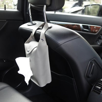 차 냅킨 티슈 박스 차 창시자를 위한 가지고 다닐 수 있는 가죽 조직 박스 홀더는 당신의 차를 깨끗하고 단정하게 합니다
