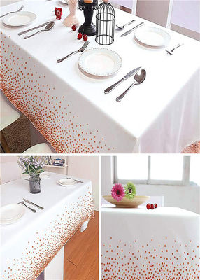 Pantone PEVA Recyclable Table Cloth Waterproof Oilproof Table Covers