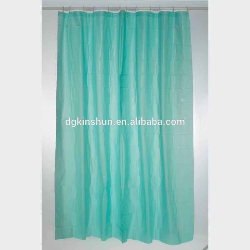 Three grade Mildew resistant PEVA + recycled PE Solid shower curtain liner